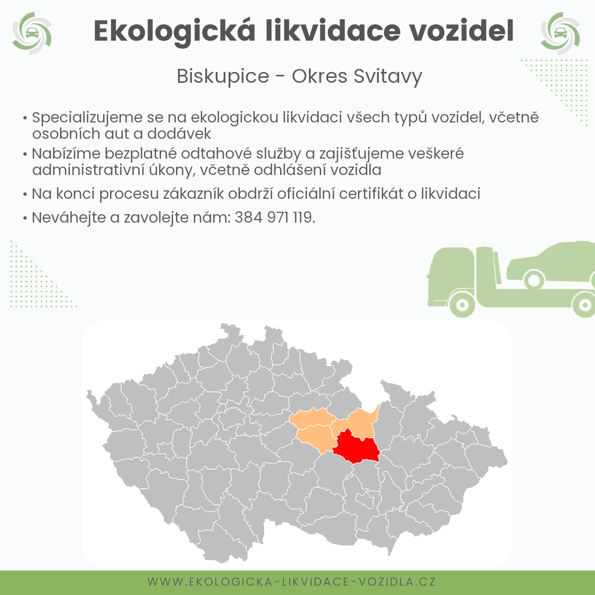 likvidace vozidel - Biskupice
