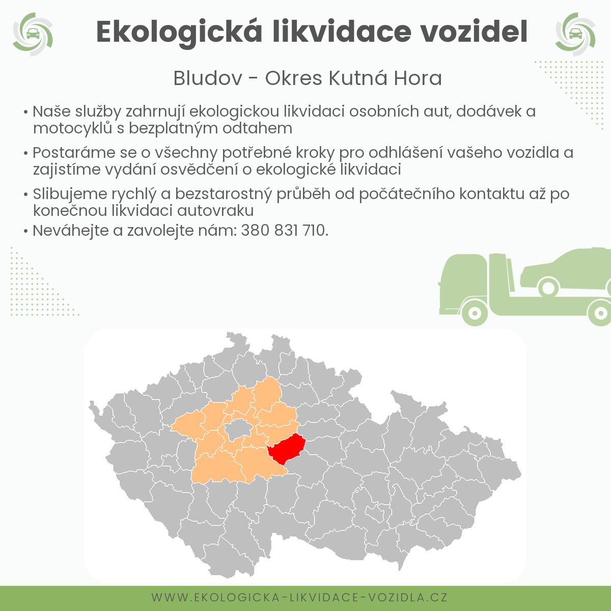 likvidace vozidel - Bludov
