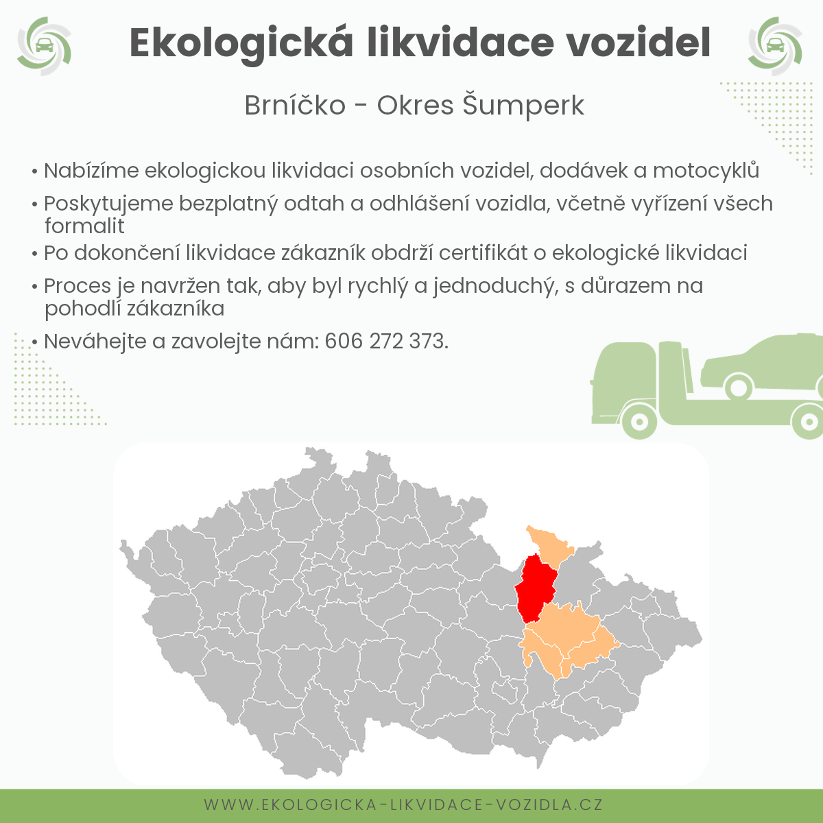 likvidace vozidel - Brníčko