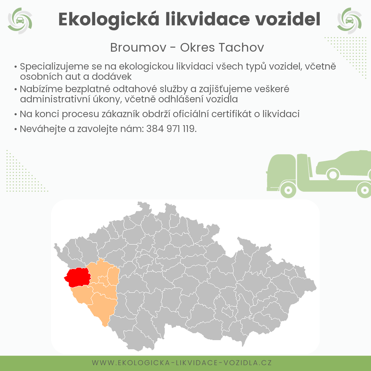 likvidace vozidel - Broumov