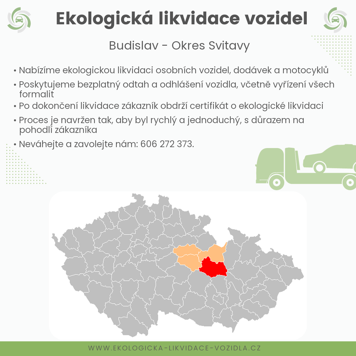 likvidace vozidel - Budislav