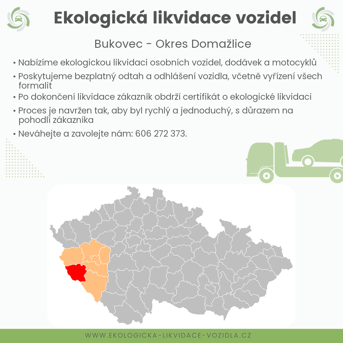 likvidace vozidel - Bukovec