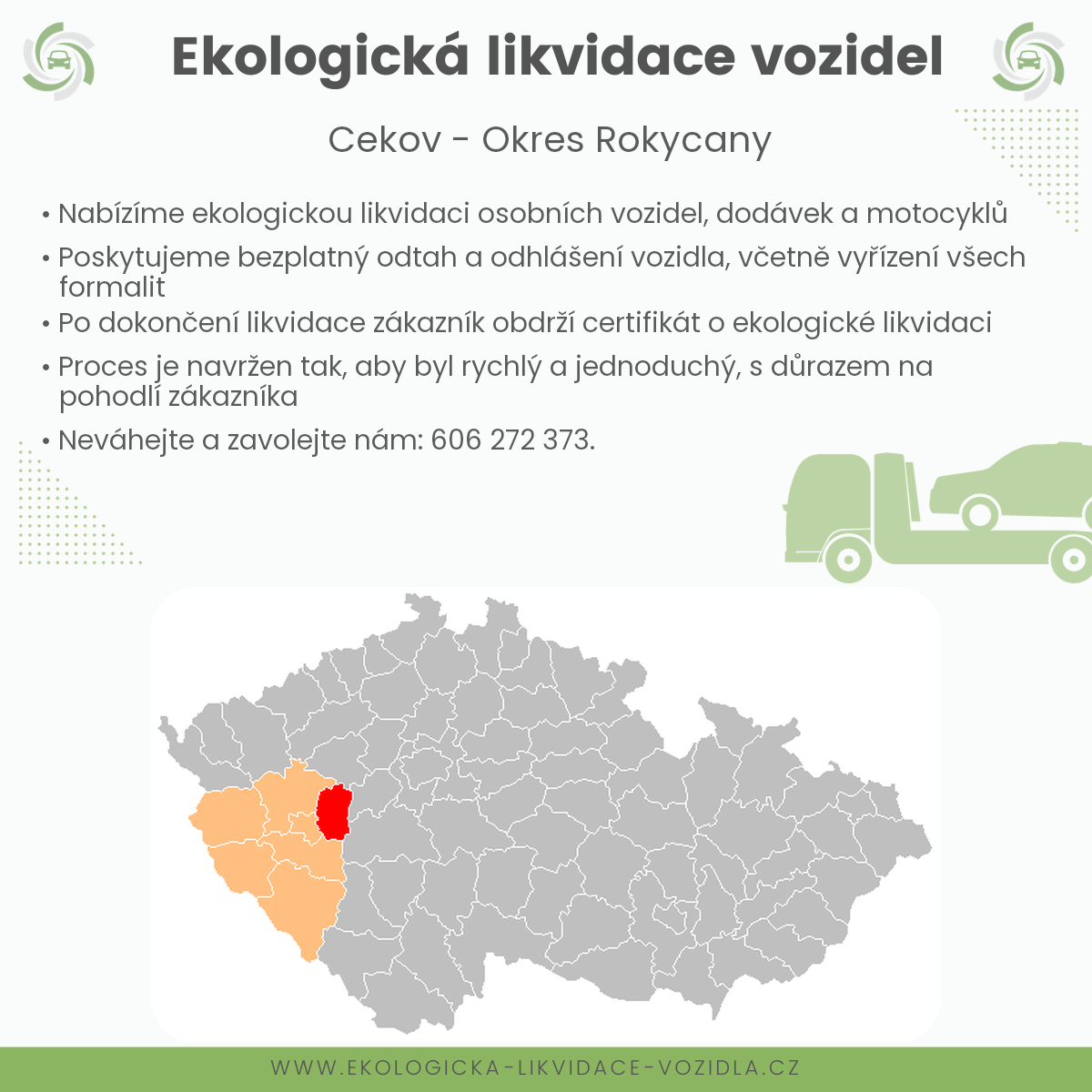 likvidace vozidel - Cekov