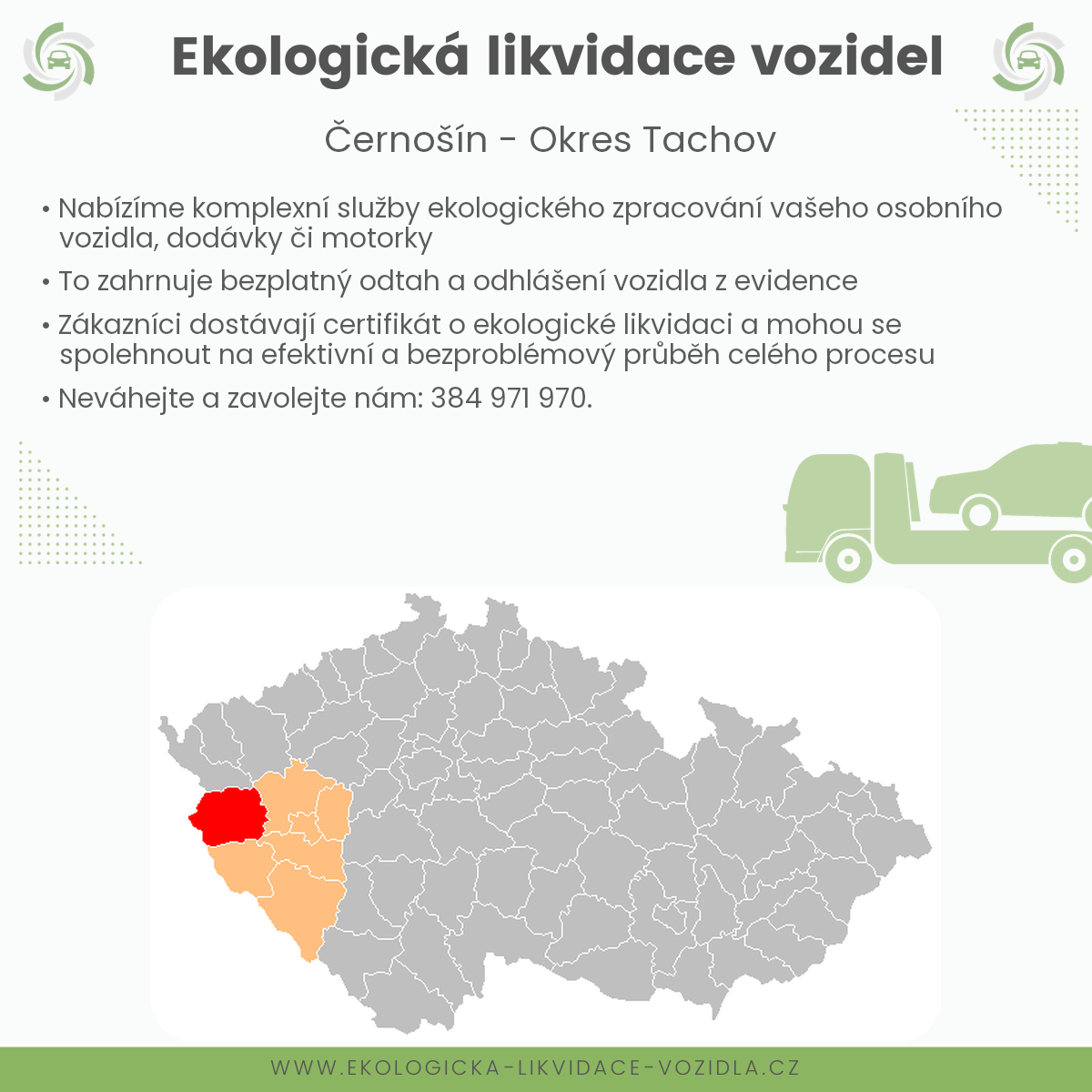 likvidace vozidel - Černošín