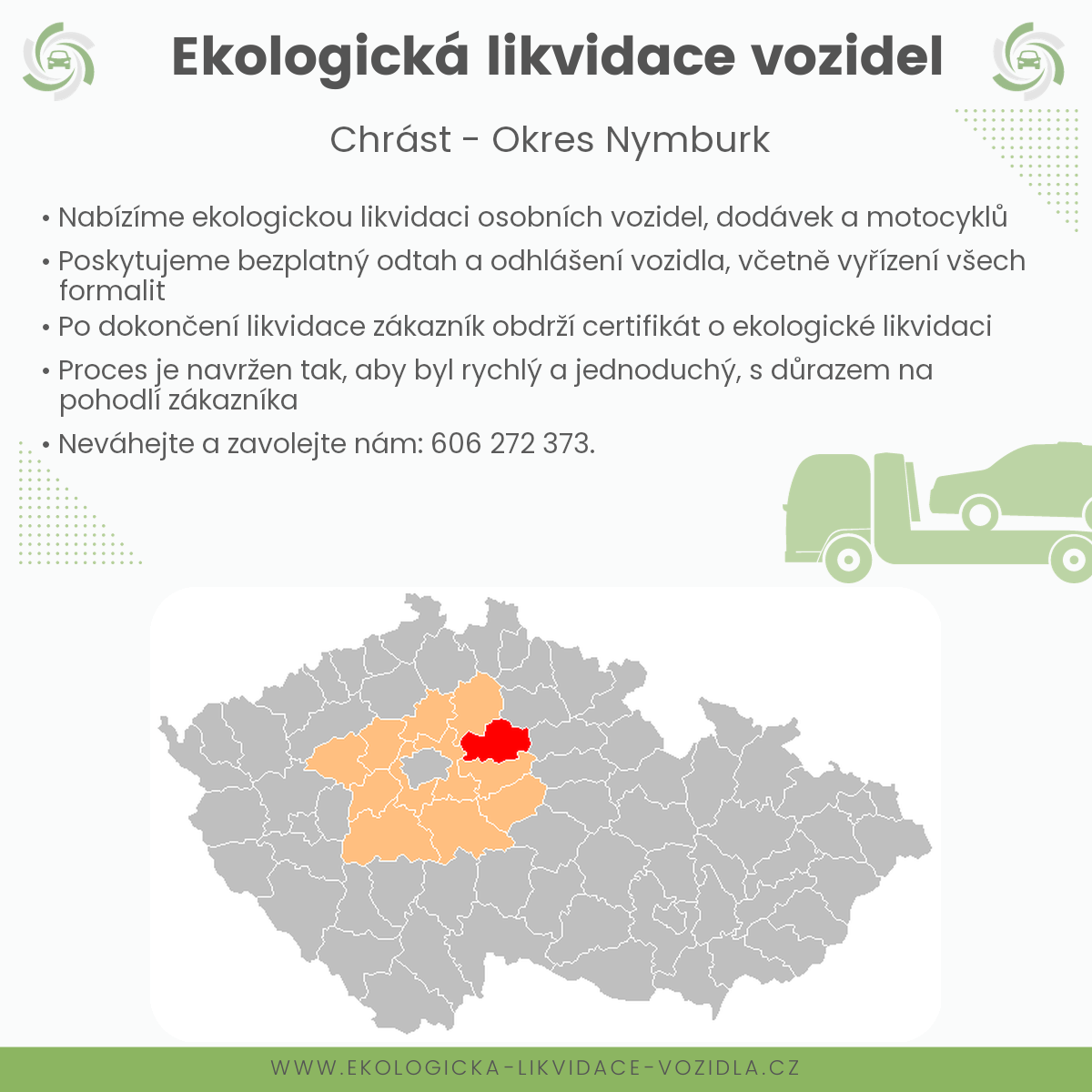 likvidace vozidel - Chrást