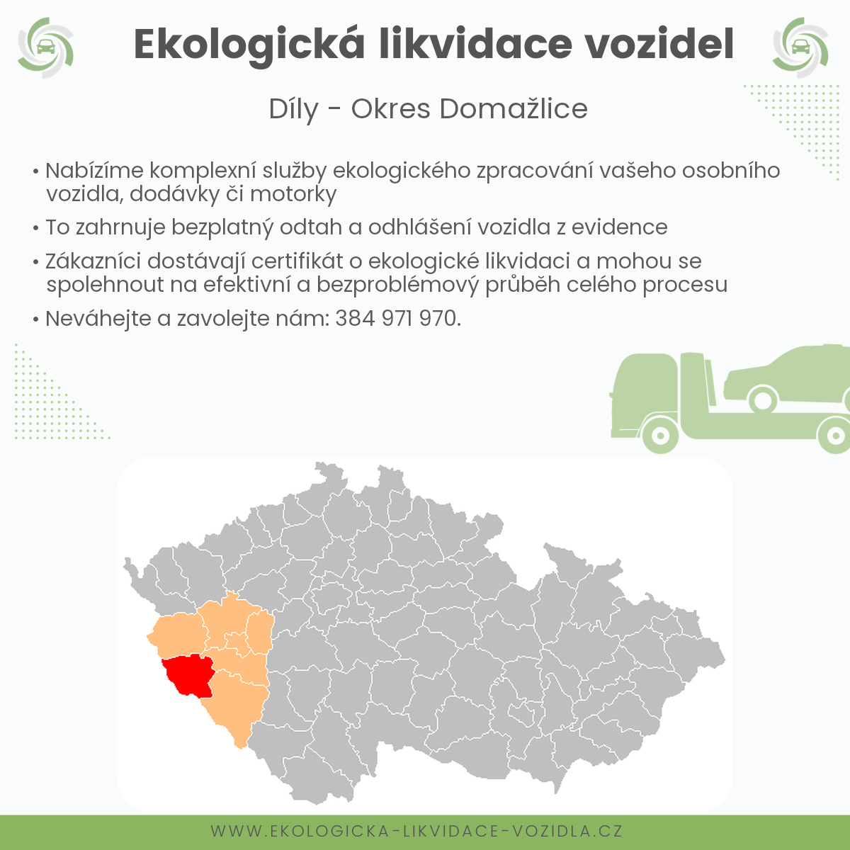likvidace vozidel - Díly