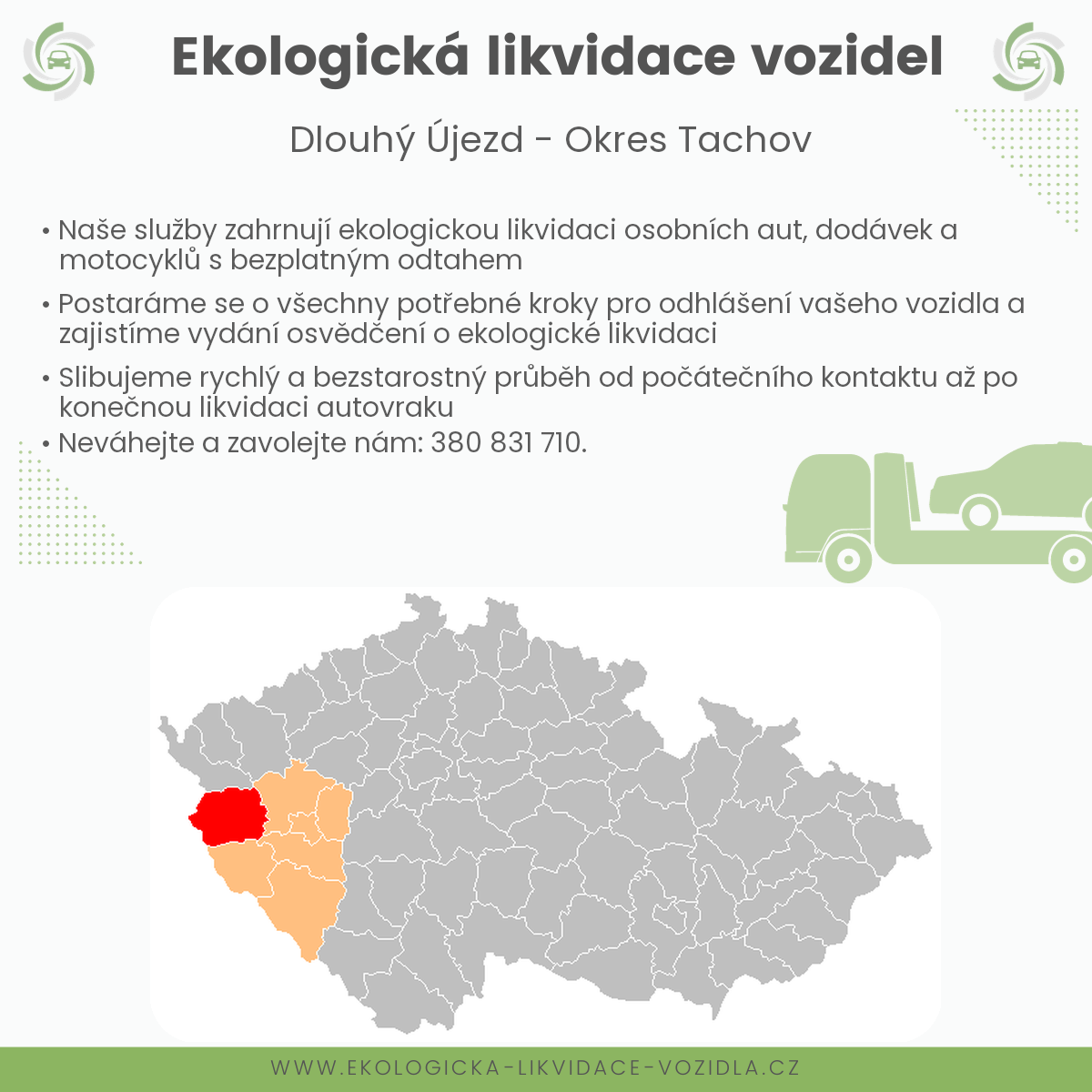 likvidace vozidel - Dlouhý Újezd