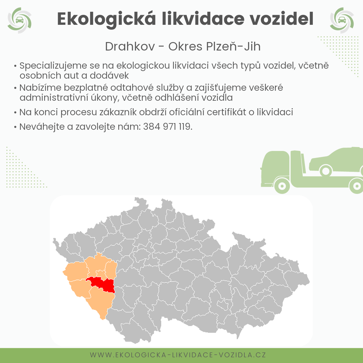 likvidace vozidel - Drahkov