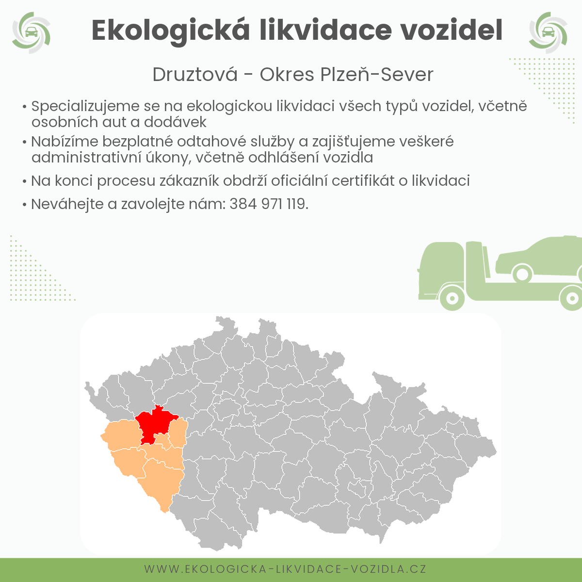 likvidace vozidel - Druztová