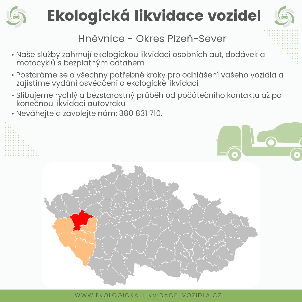 likvidace vozidel - Hněvnice