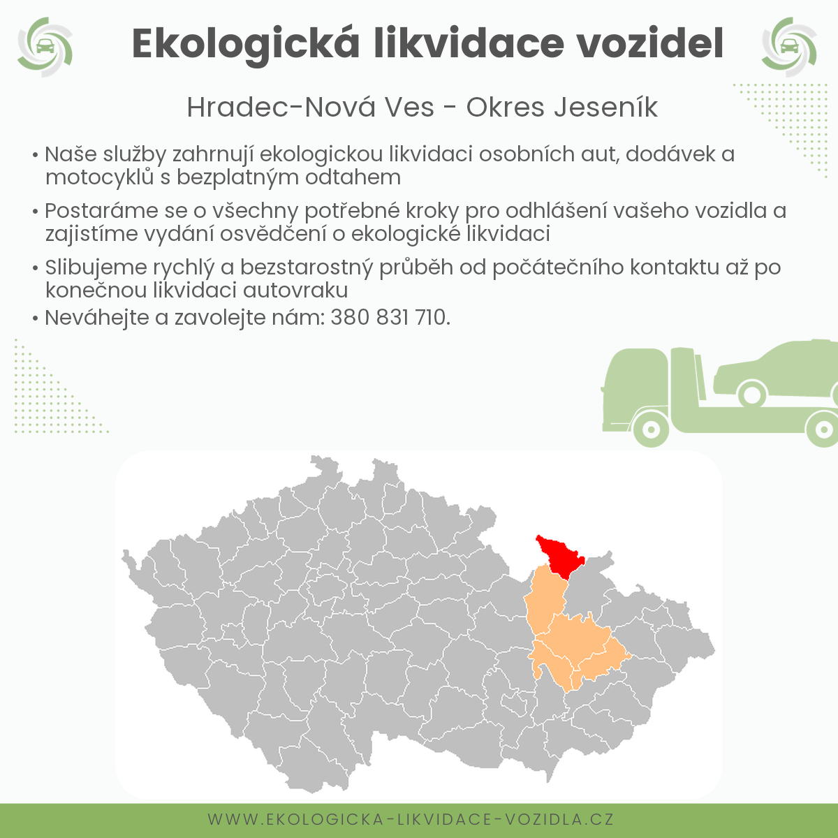 likvidace vozidel - Hradec-Nová Ves