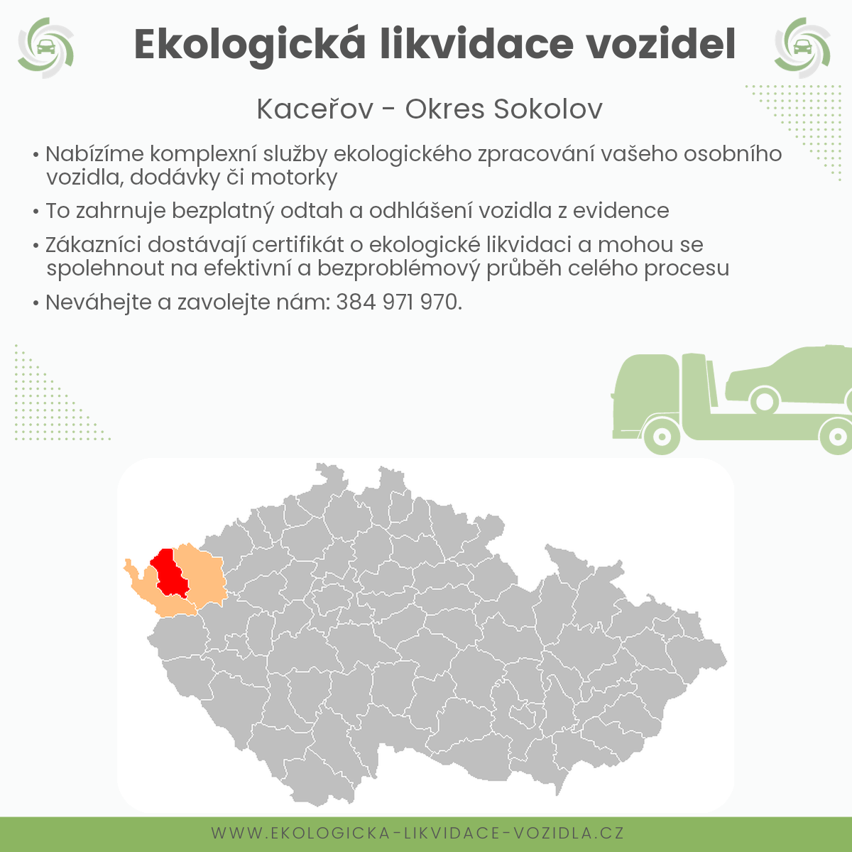 likvidace vozidel - Kaceřov