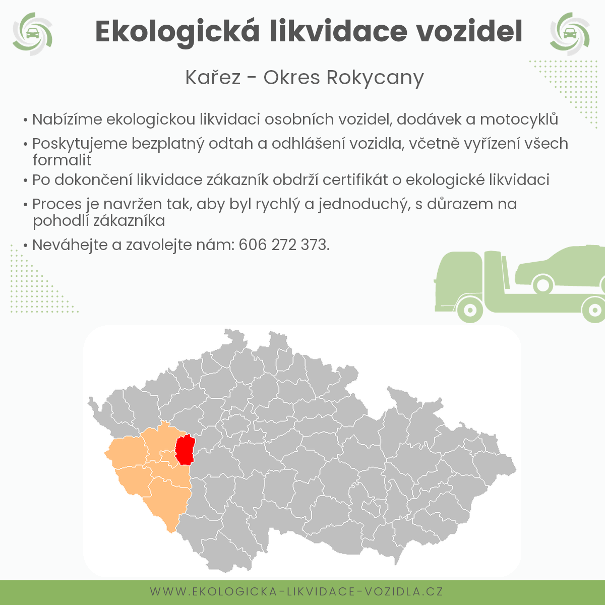 likvidace vozidel - Kařez