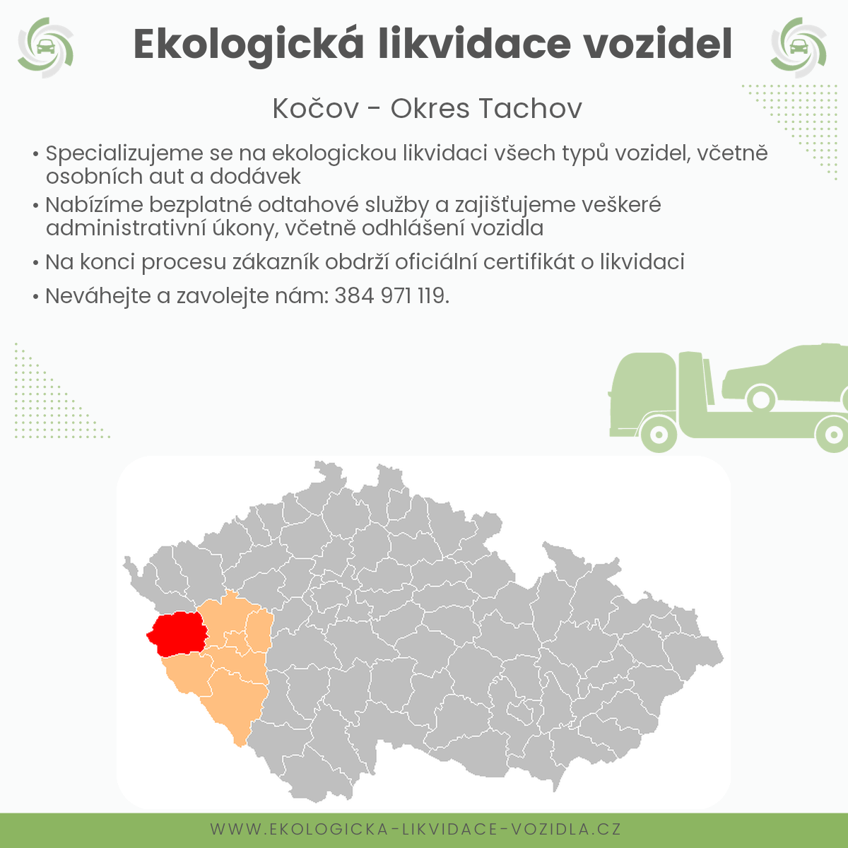 likvidace vozidel - Kočov
