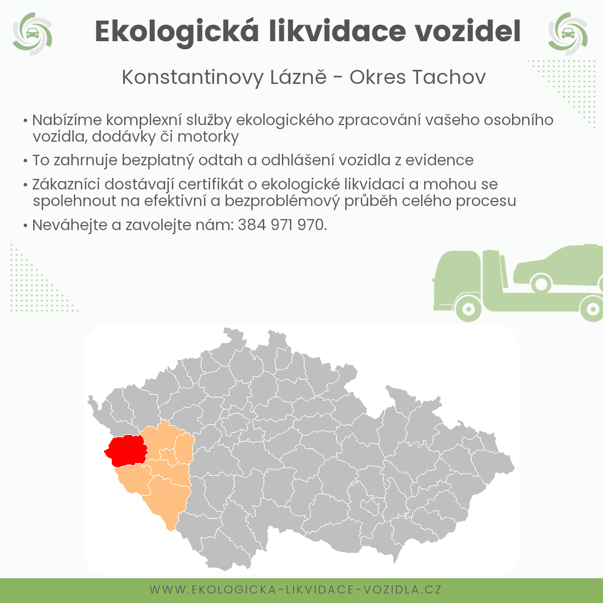 likvidace vozidel - Konstantinovy Lázně