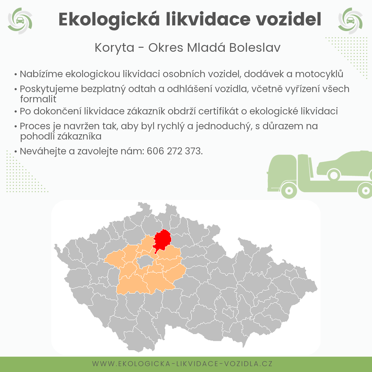 likvidace vozidel - Koryta