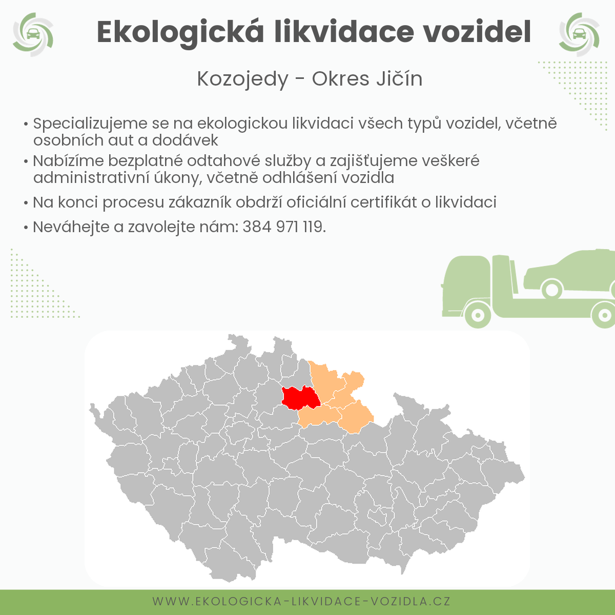 likvidace vozidel - Kozojedy