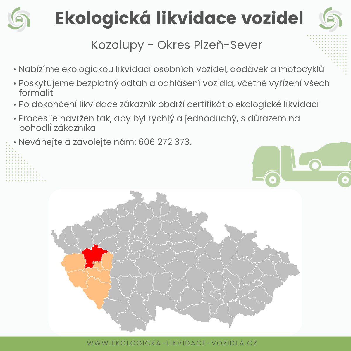 likvidace vozidel - Kozolupy