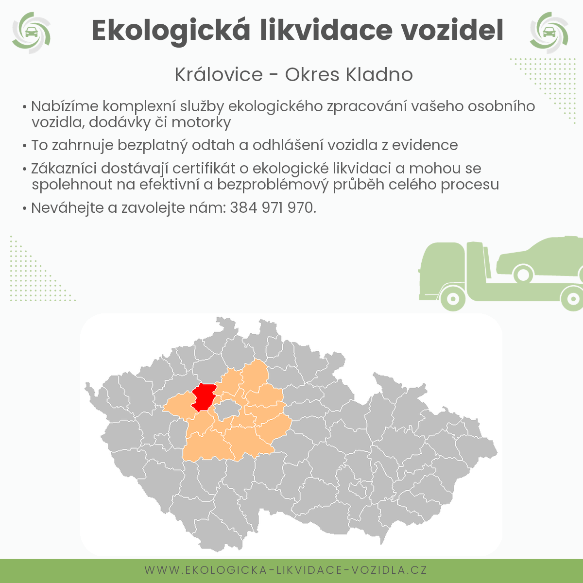 likvidace vozidel - Královice