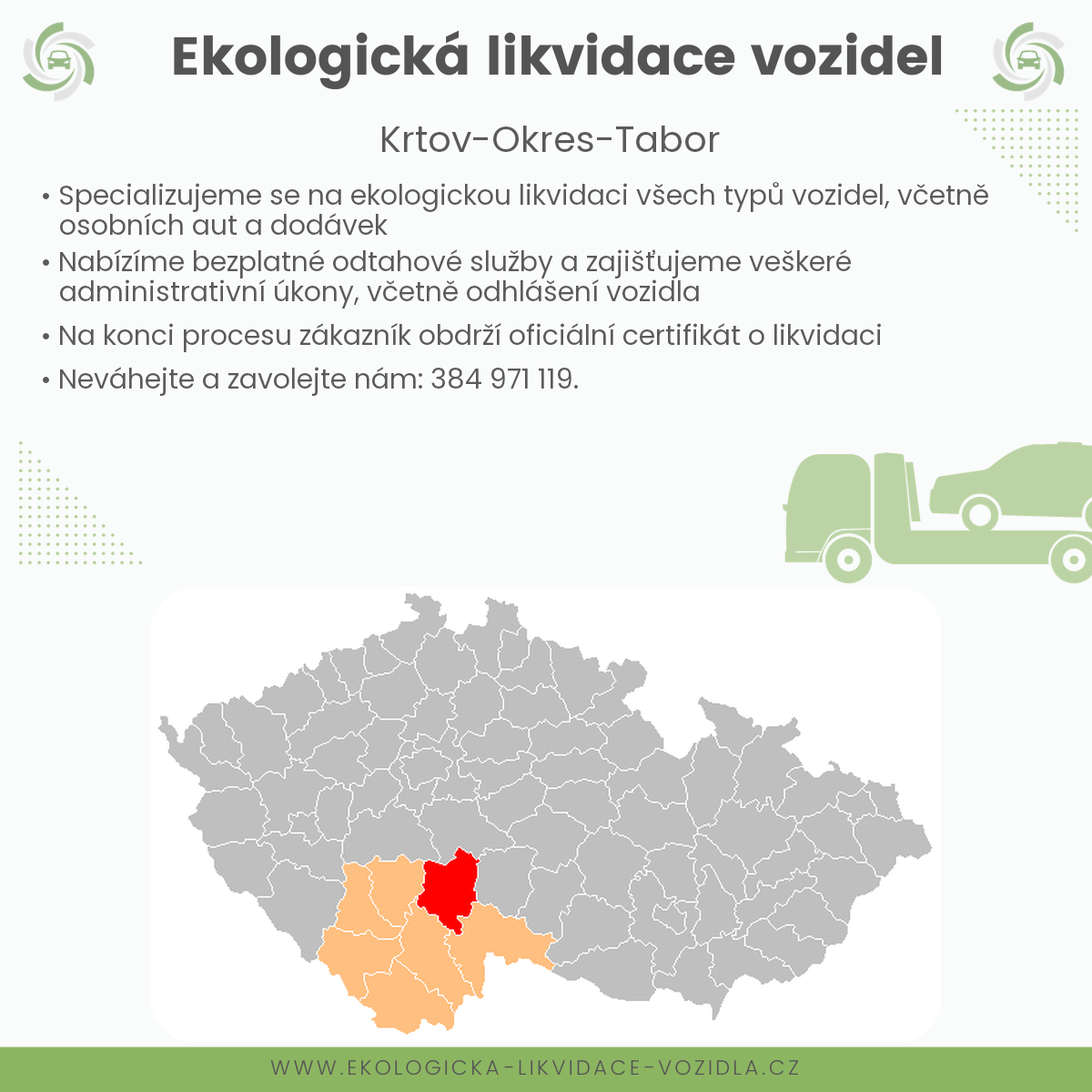 likvidace vozidel - Krtov