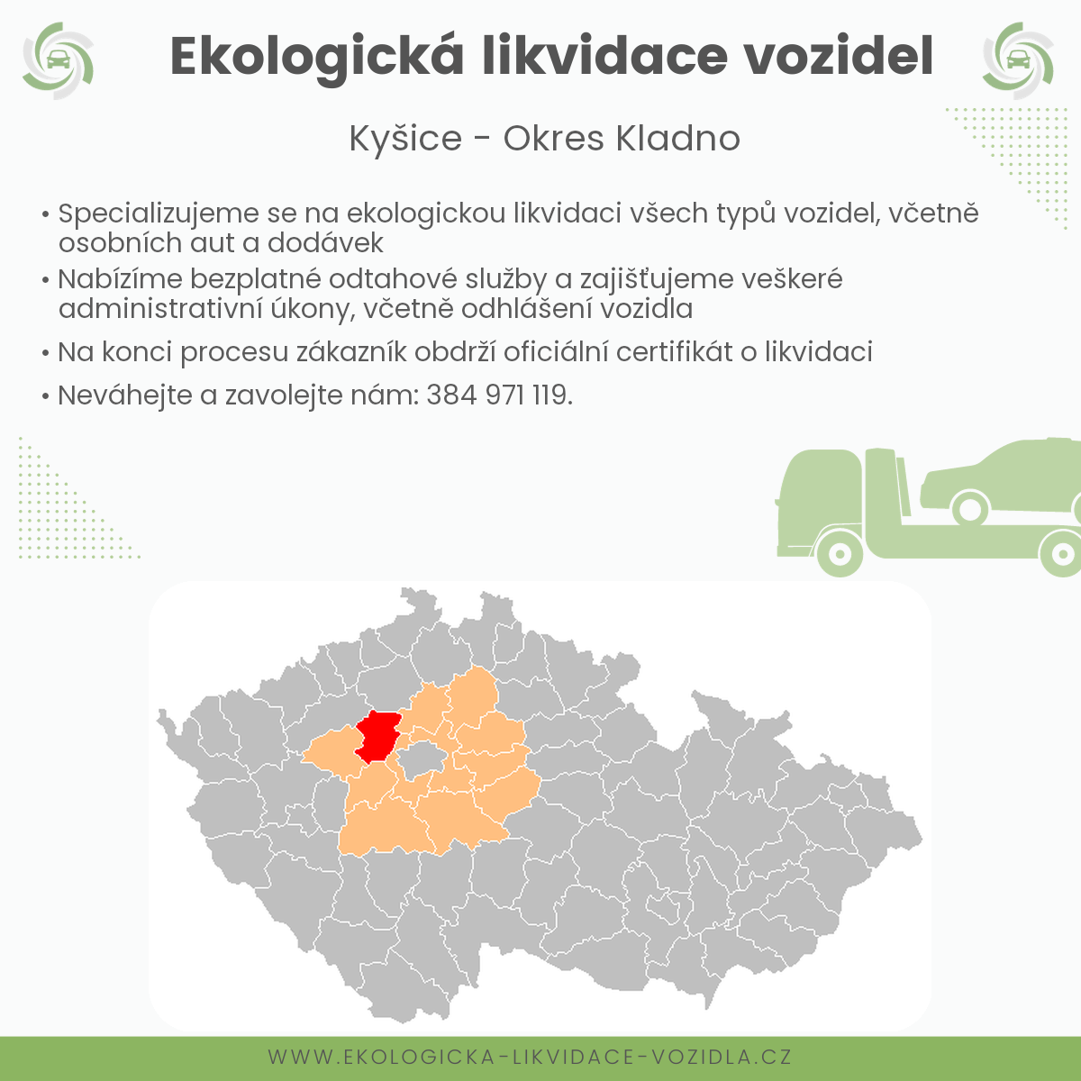 likvidace vozidel - Kyšice
