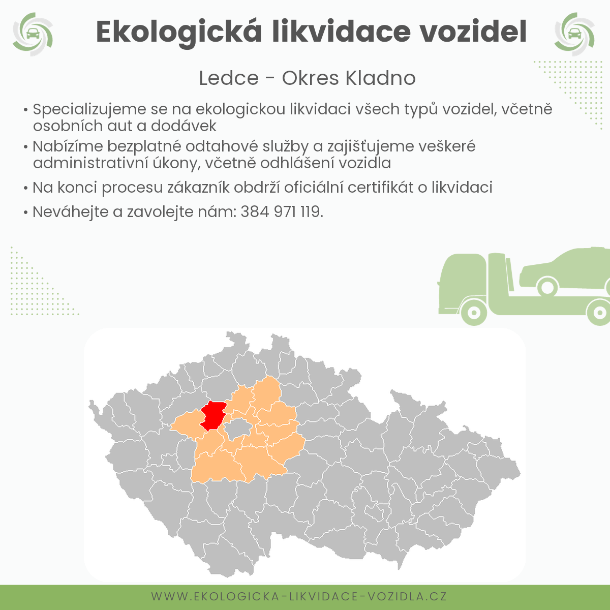 likvidace vozidel - Ledce