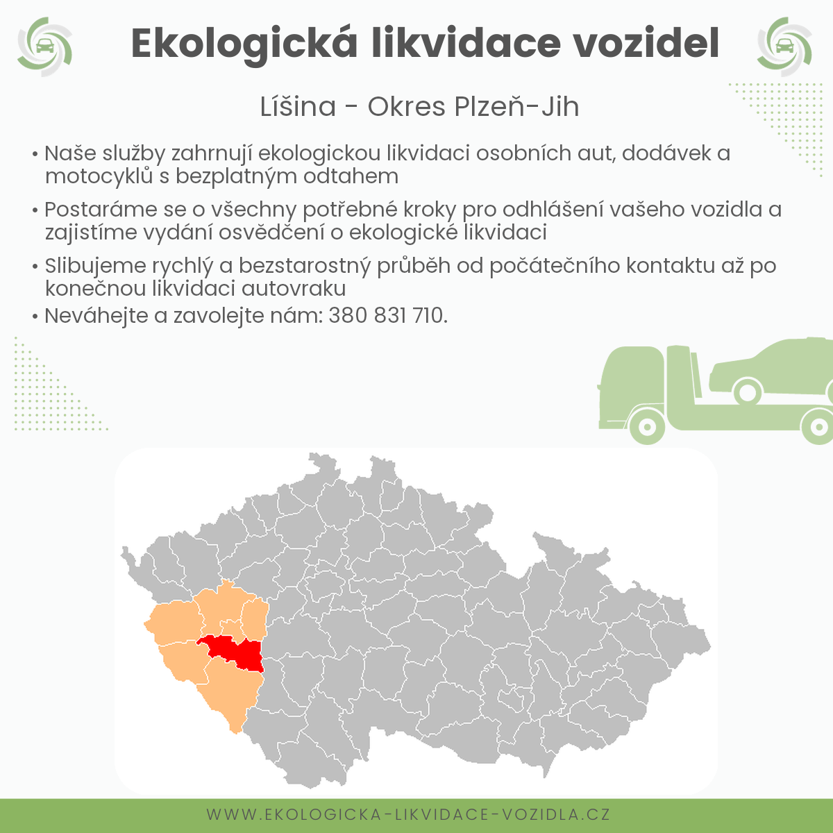 likvidace vozidel - Líšina