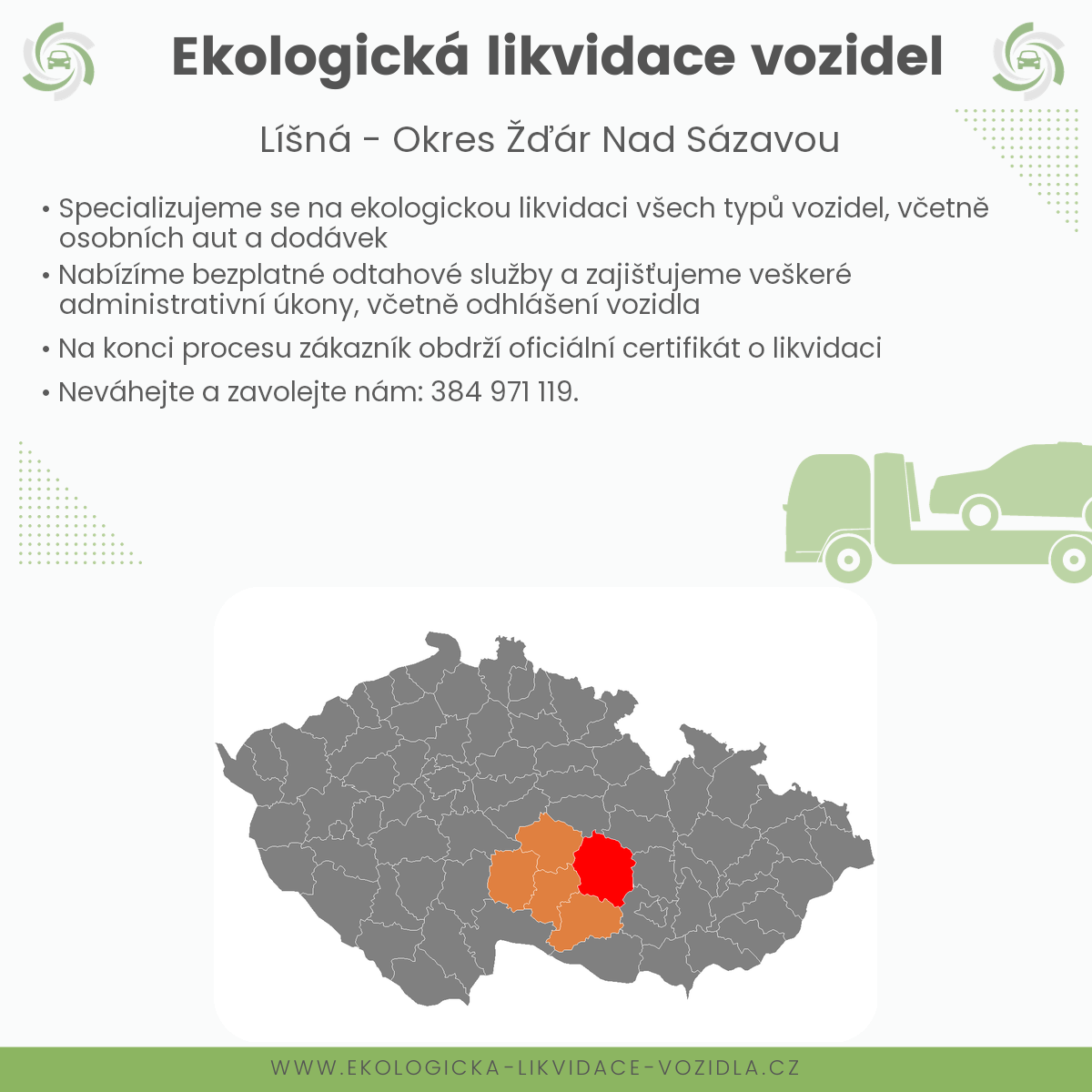 likvidace vozidel - Líšná