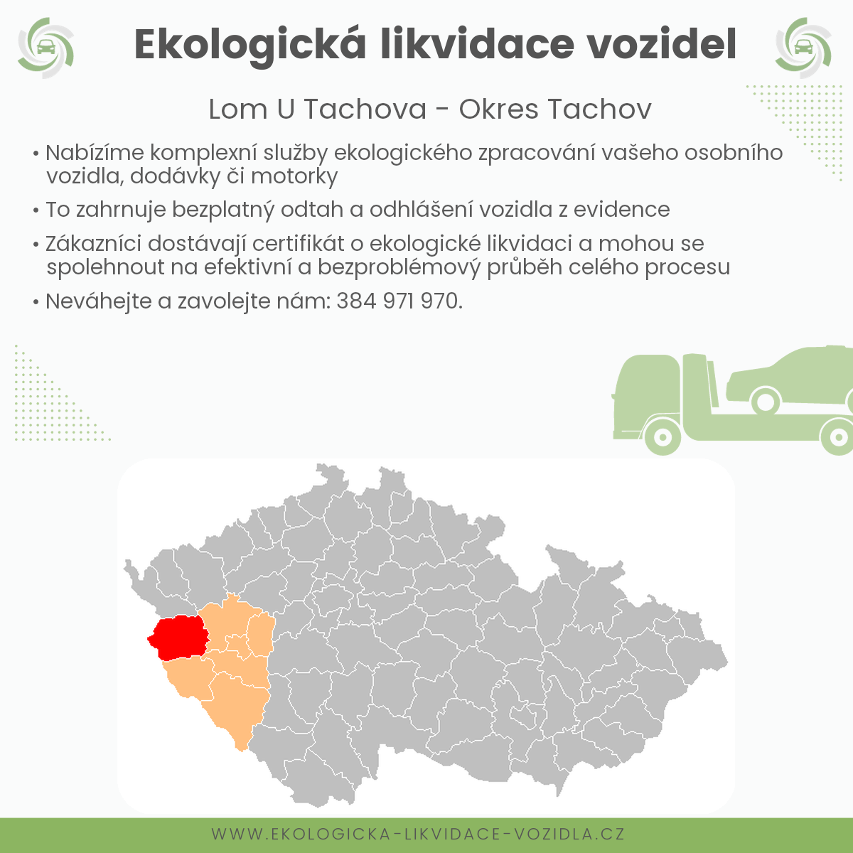 likvidace vozidel - Lom u Tachova