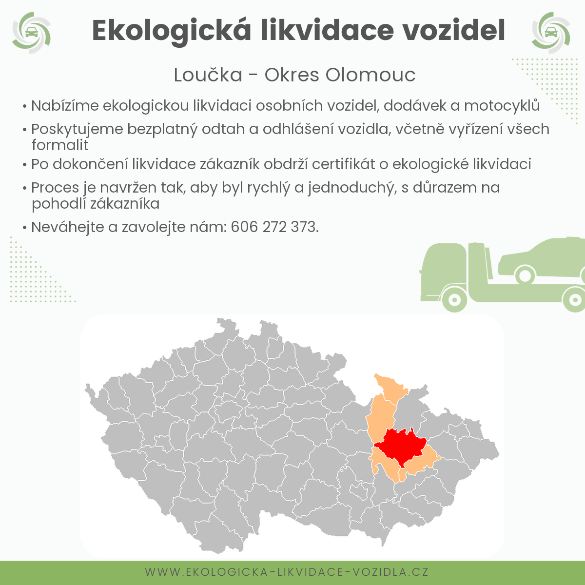 likvidace vozidel - Loučka