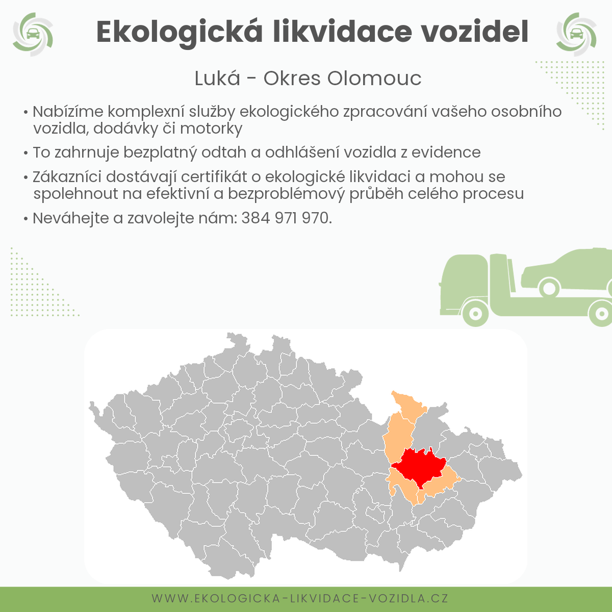 likvidace vozidel - Luká