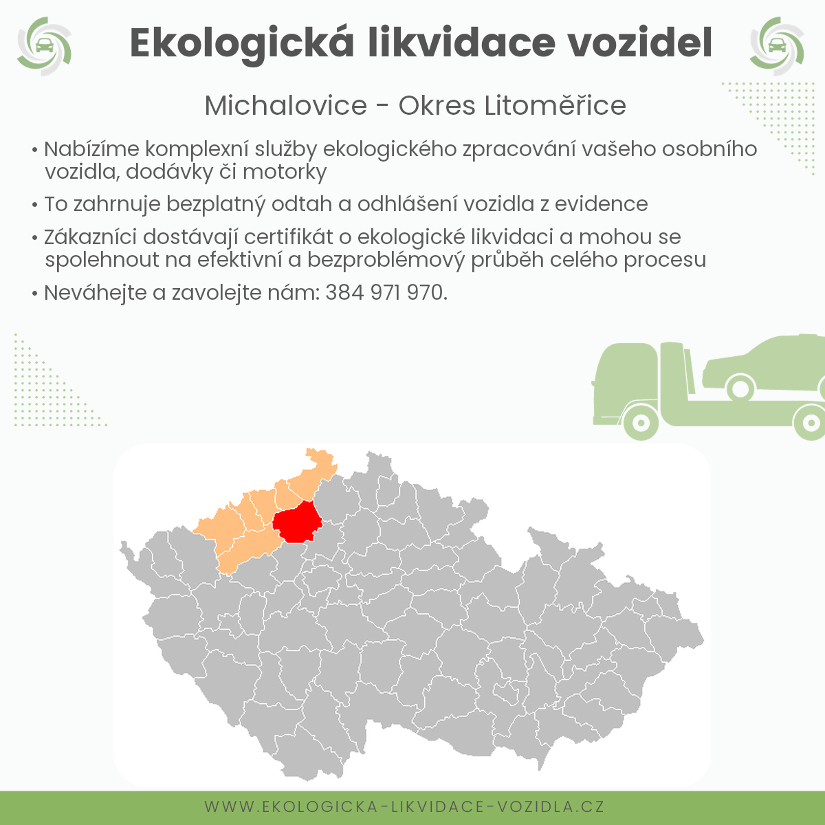 likvidace vozidel - Michalovice