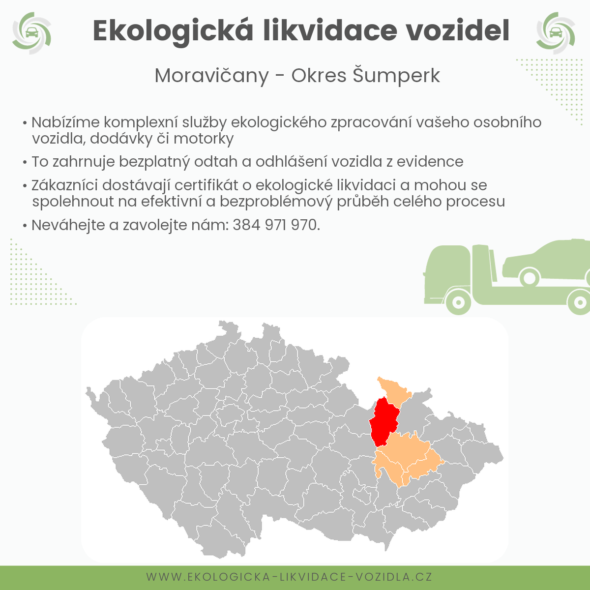 likvidace vozidel - Moravičany