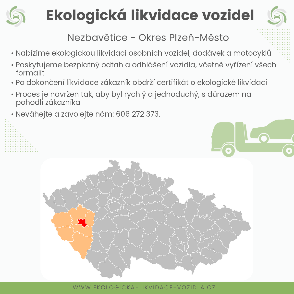 likvidace vozidel - Nezbavětice