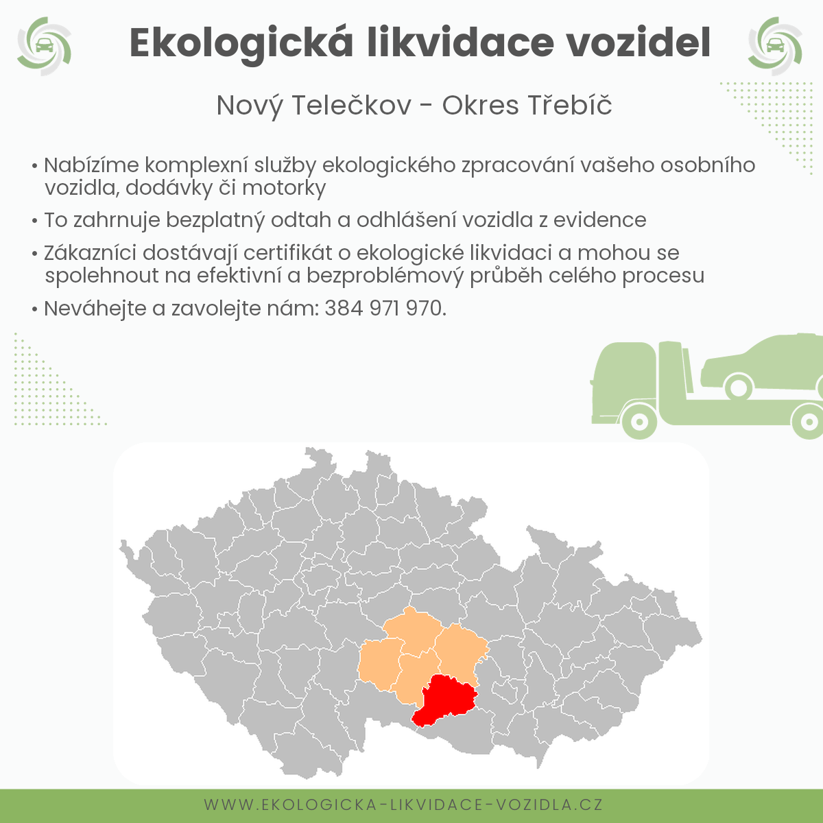 likvidace vozidel - Nový Telečkov