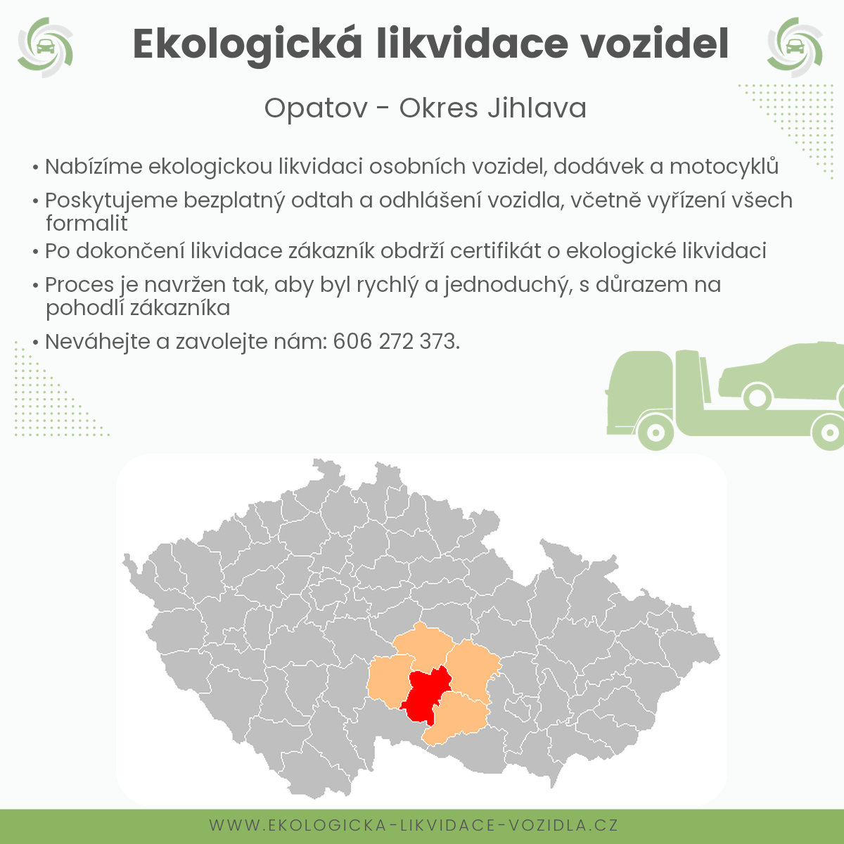 likvidace vozidel - Opatov