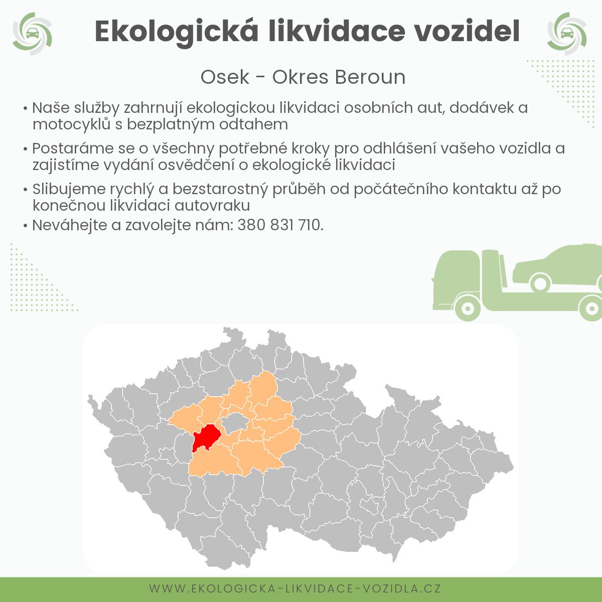 likvidace vozidel - Osek