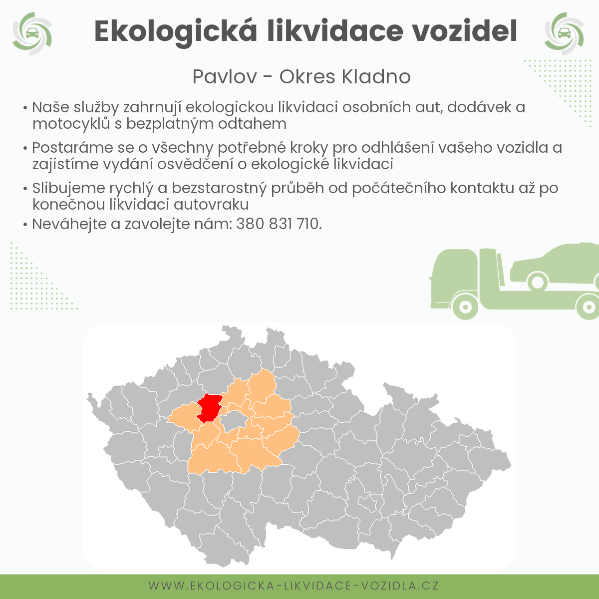 likvidace vozidel - Pavlov