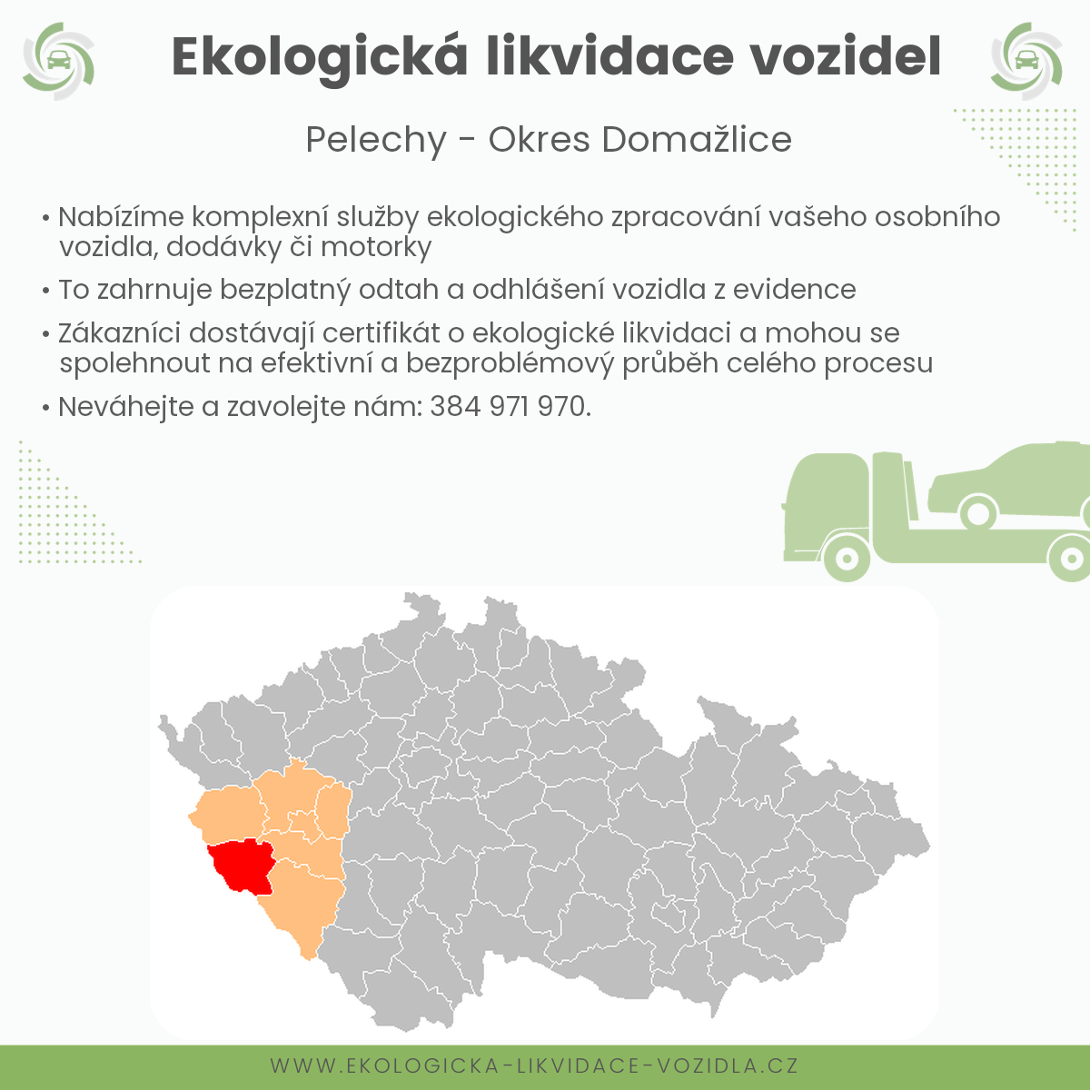 likvidace vozidel - Pelechy