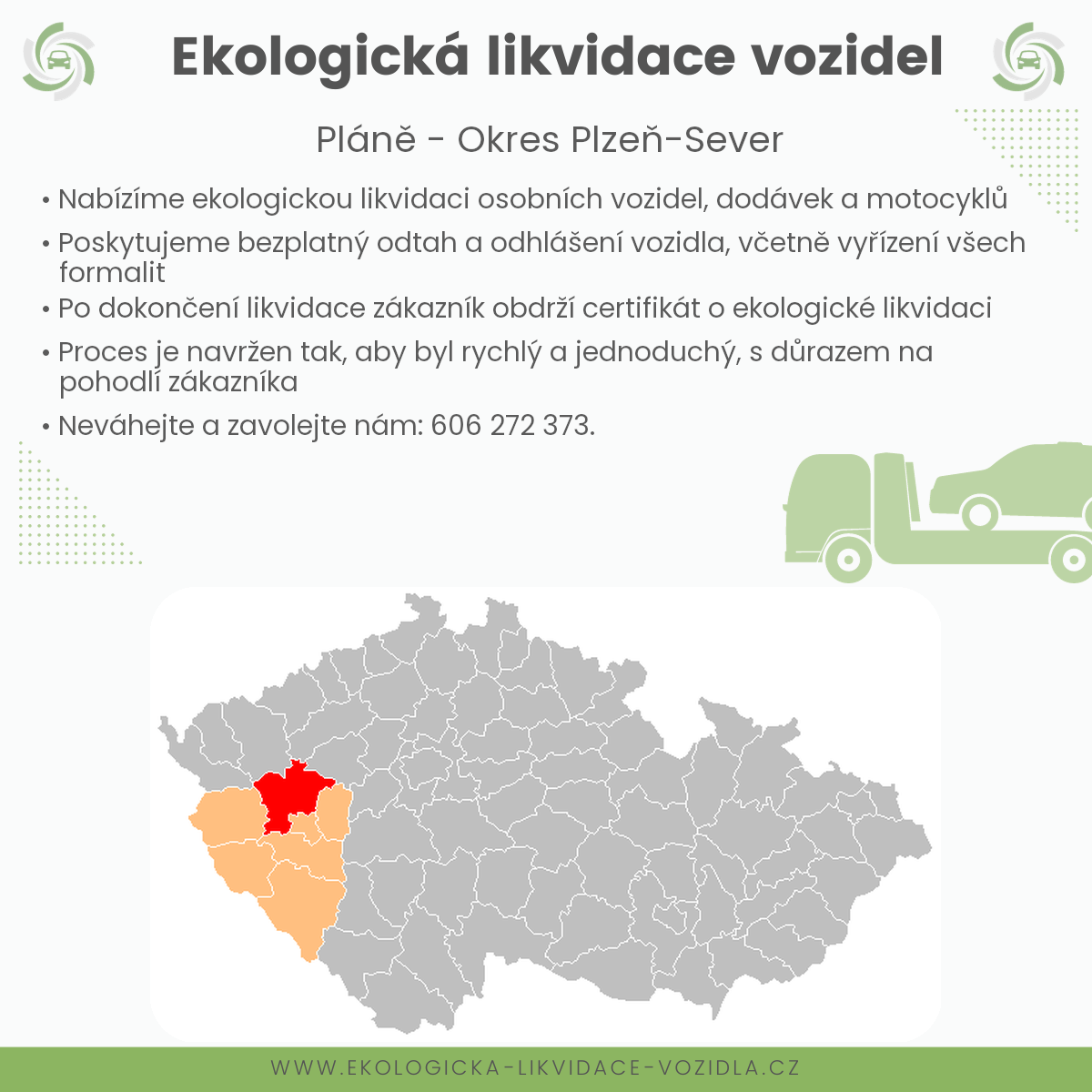 likvidace vozidel - Pláně