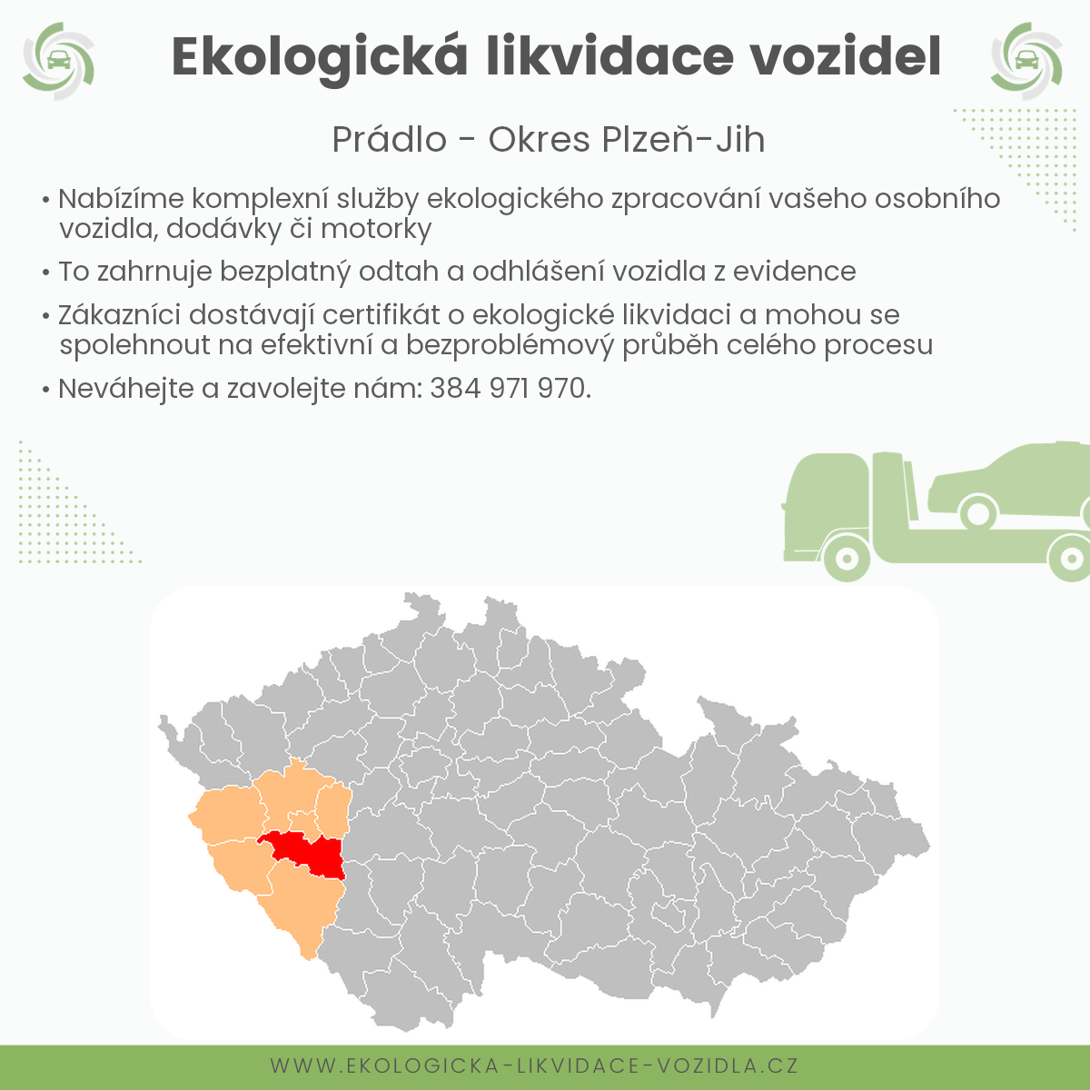 likvidace vozidel - Prádlo