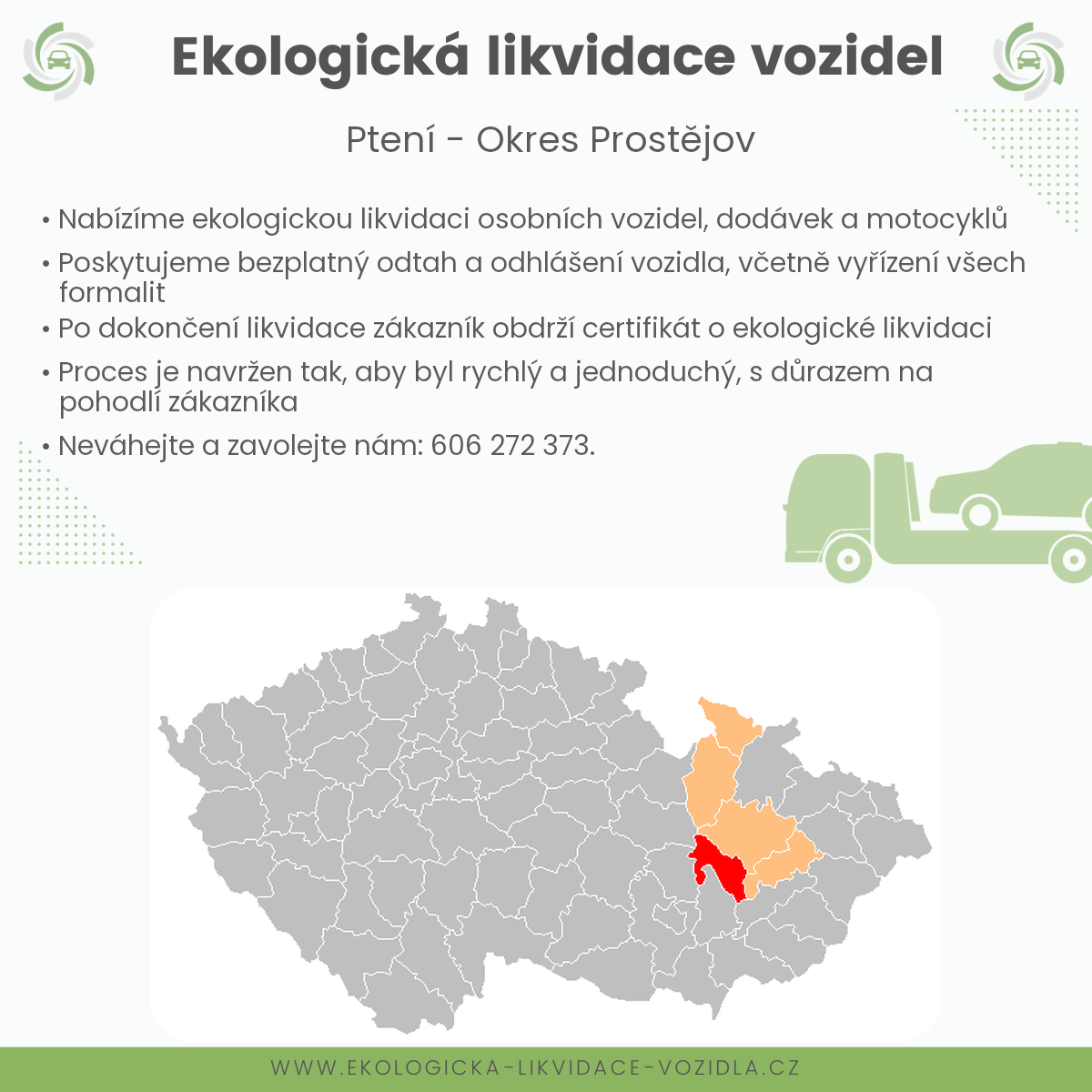 likvidace vozidel - Ptení