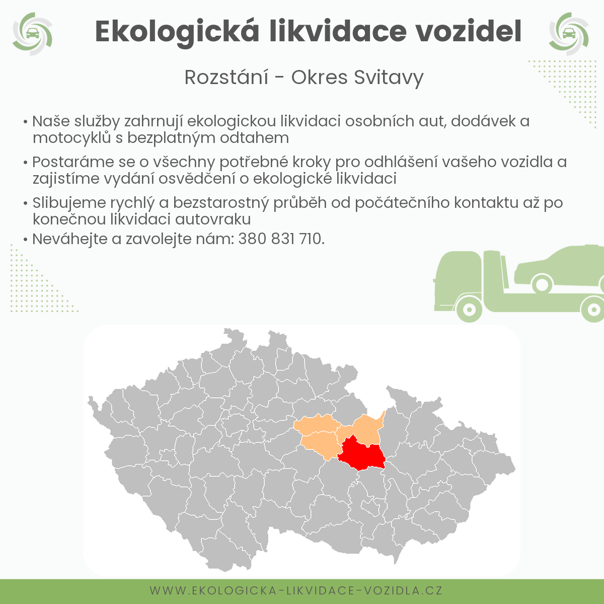 likvidace vozidel - Rozstání