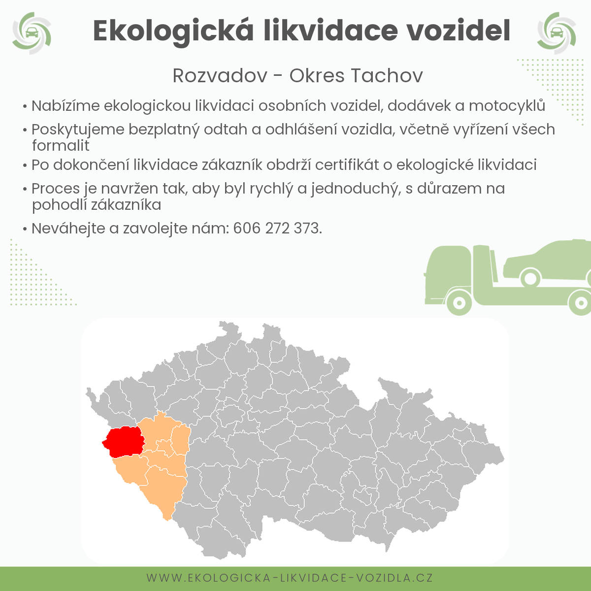likvidace vozidel - Rozvadov