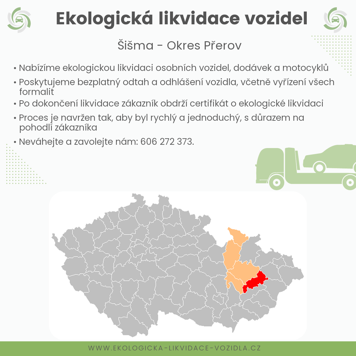 likvidace vozidel - Šišma