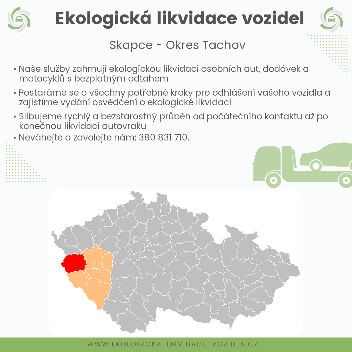 likvidace vozidel - Skapce