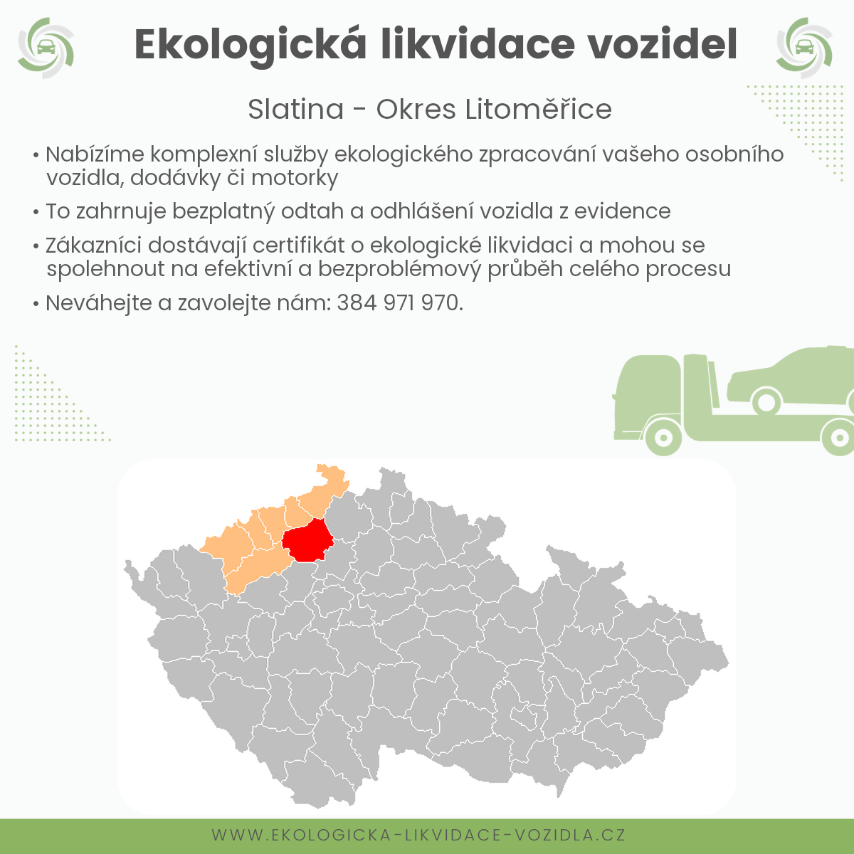 likvidace vozidel - Slatina
