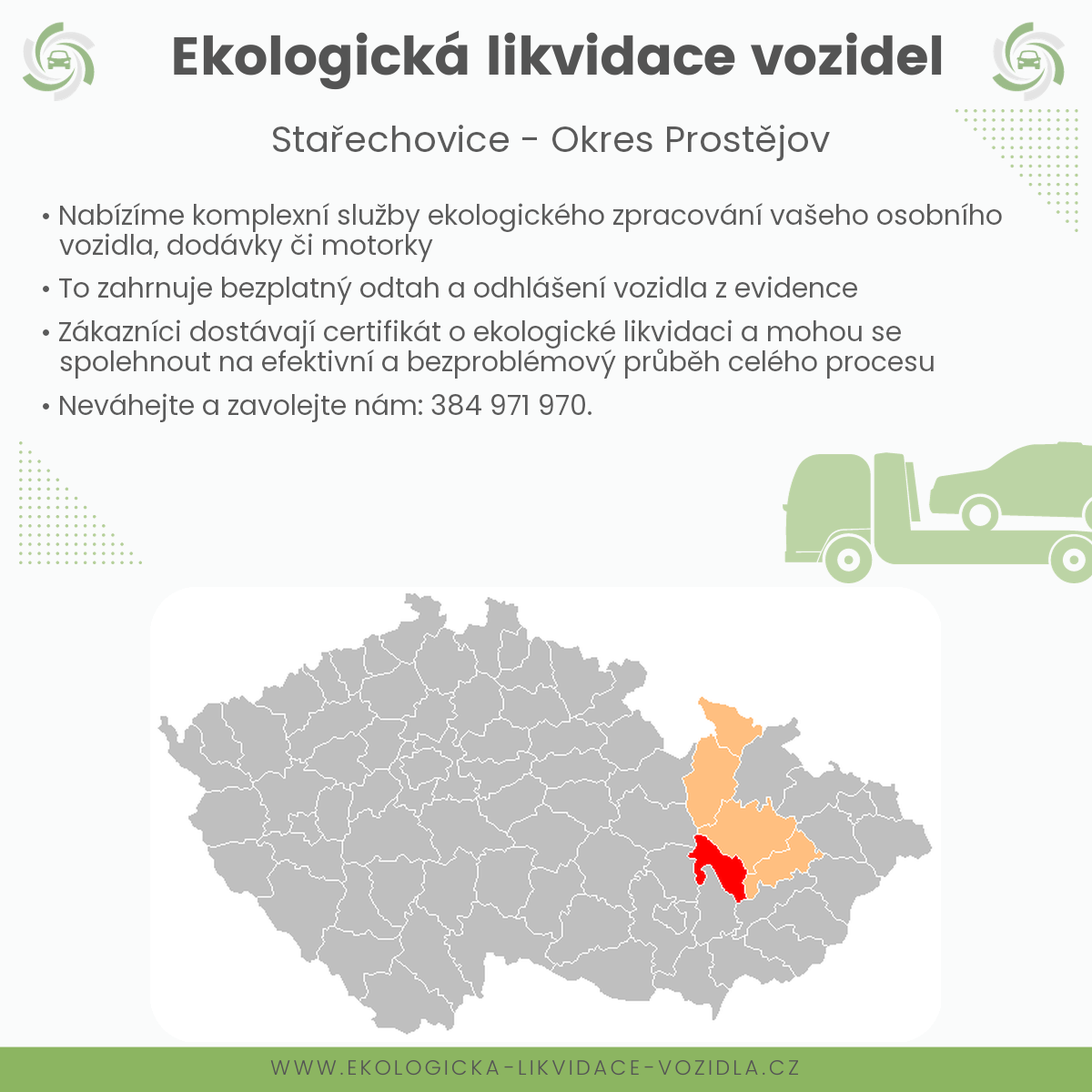 likvidace vozidel - Stařechovice