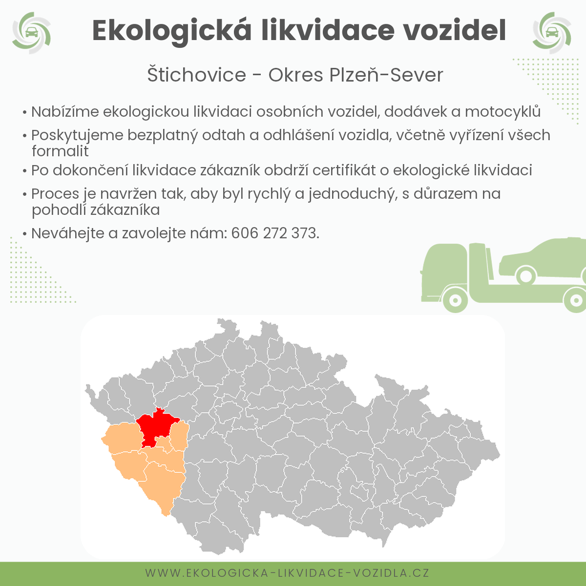 likvidace vozidel - Štichovice