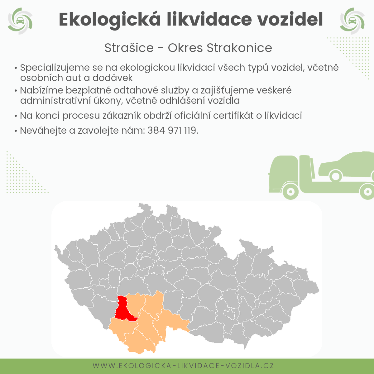 likvidace vozidel - Strašice